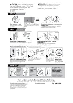 Command™ Decorative Medium Matte Black Hook - Image 2