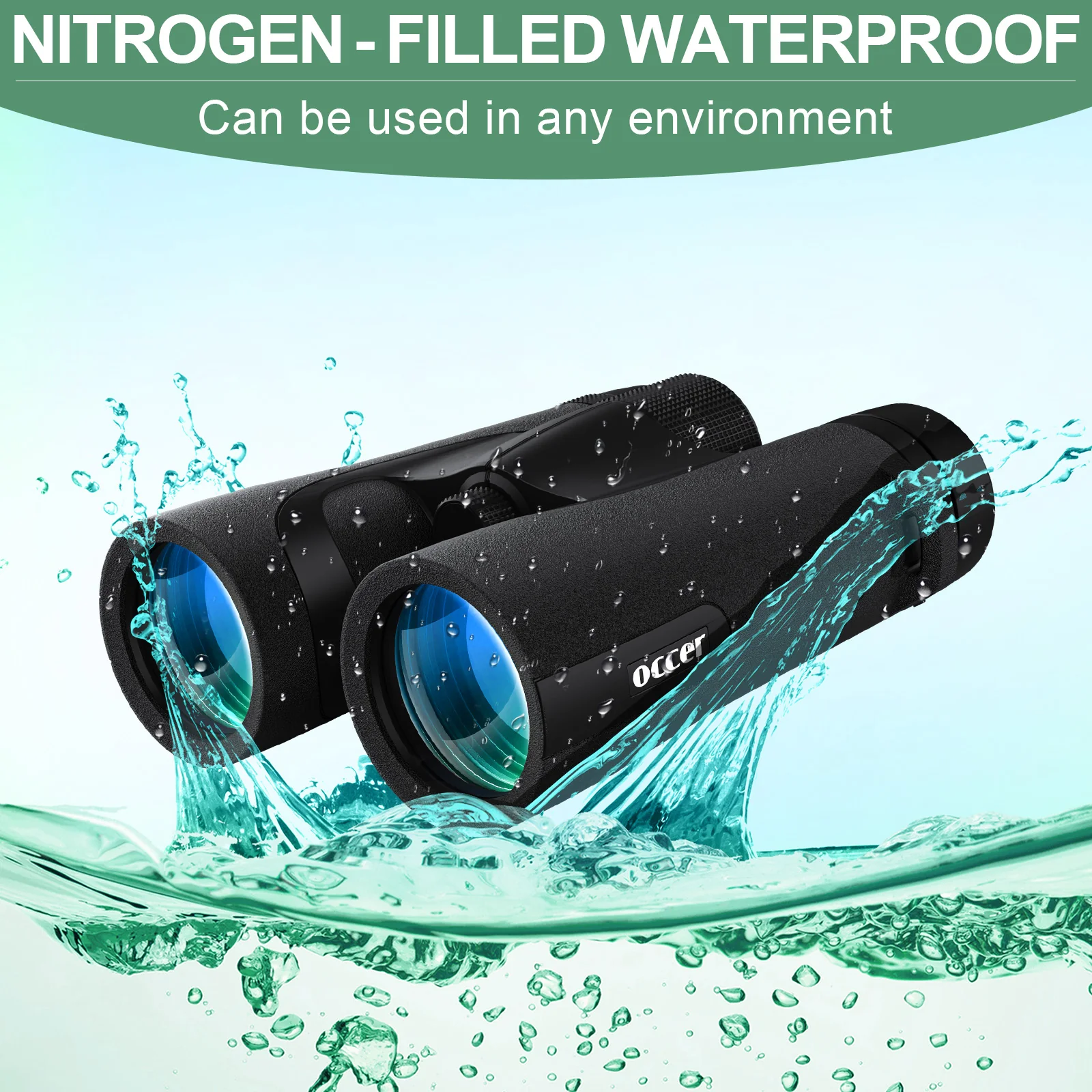 Occer 10x42 Professional Binoculars Adults Easy Focus Compact Binoculars - Image 4
