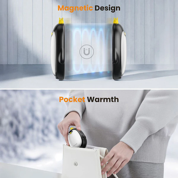 Gaiatop Penguin Shaped Cute Hand Warmers with Magnetic Design - Rechargeable HW-05 - Image 7