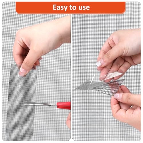 Secopad Screen Repair Tape, Window Screen Door Repair Kit, Strong Adhesive Fiberglass Window Patch Tape Mesh - Image 2