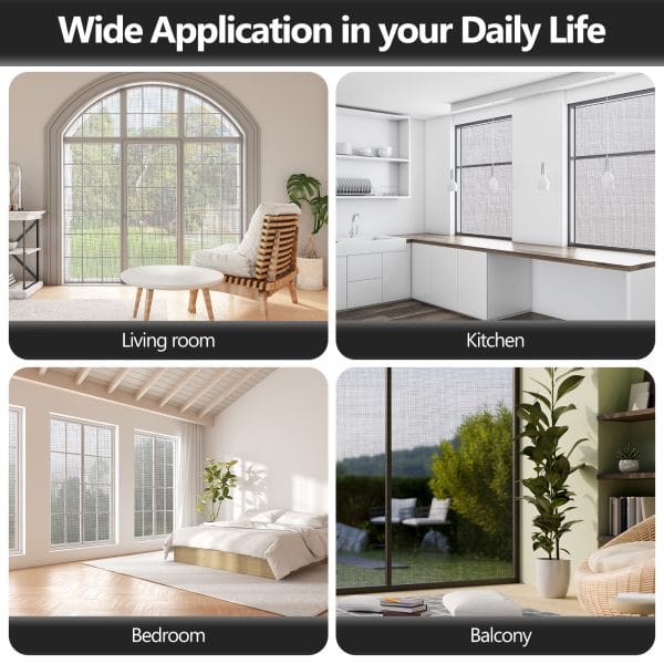 Secopad Window Screens Replacement Repair Kit, Screen Door Mesh Replacement Kit, Durable Fiberglass Mesh Roll with Tools for Windows Doors Patio and Porch48″*118″ - Image 7