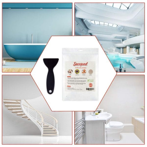 Secopad 20PCS Non Slip Bathtub Stickers, Large Sea Adhesive Kids Anti Slip Decal Threads for Shower and Bath Tub with Premium Scraper - Image 5