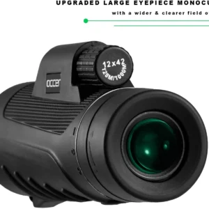 Occer Upgraded 12X42 HD Compact Monocular Telescope for Adults