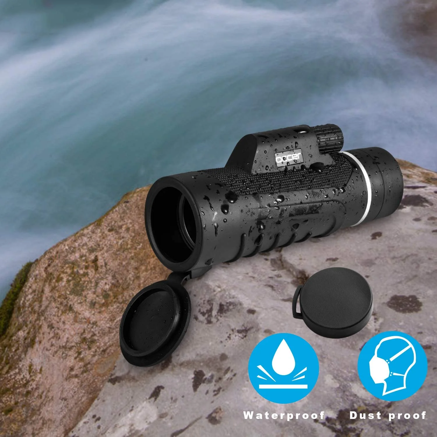 Occer Upgraded 12X42 HD Compact Monocular Telescope for Adults - Image 3