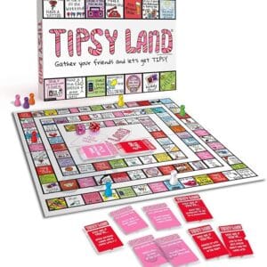 TIPSYLAND Original Edition | Official Product | Hilarious Adult Board Game | Group Game for Game Nights, Parties and More | 3-8 Players
