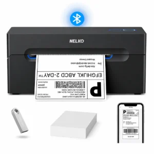 NELKO PL70E Bluetooth Thermal Shipping Label Printer