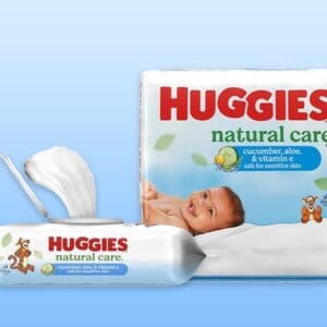 Huggies® Natural Care® Cucumber, Aloe & Vitamin E Baby Wipes