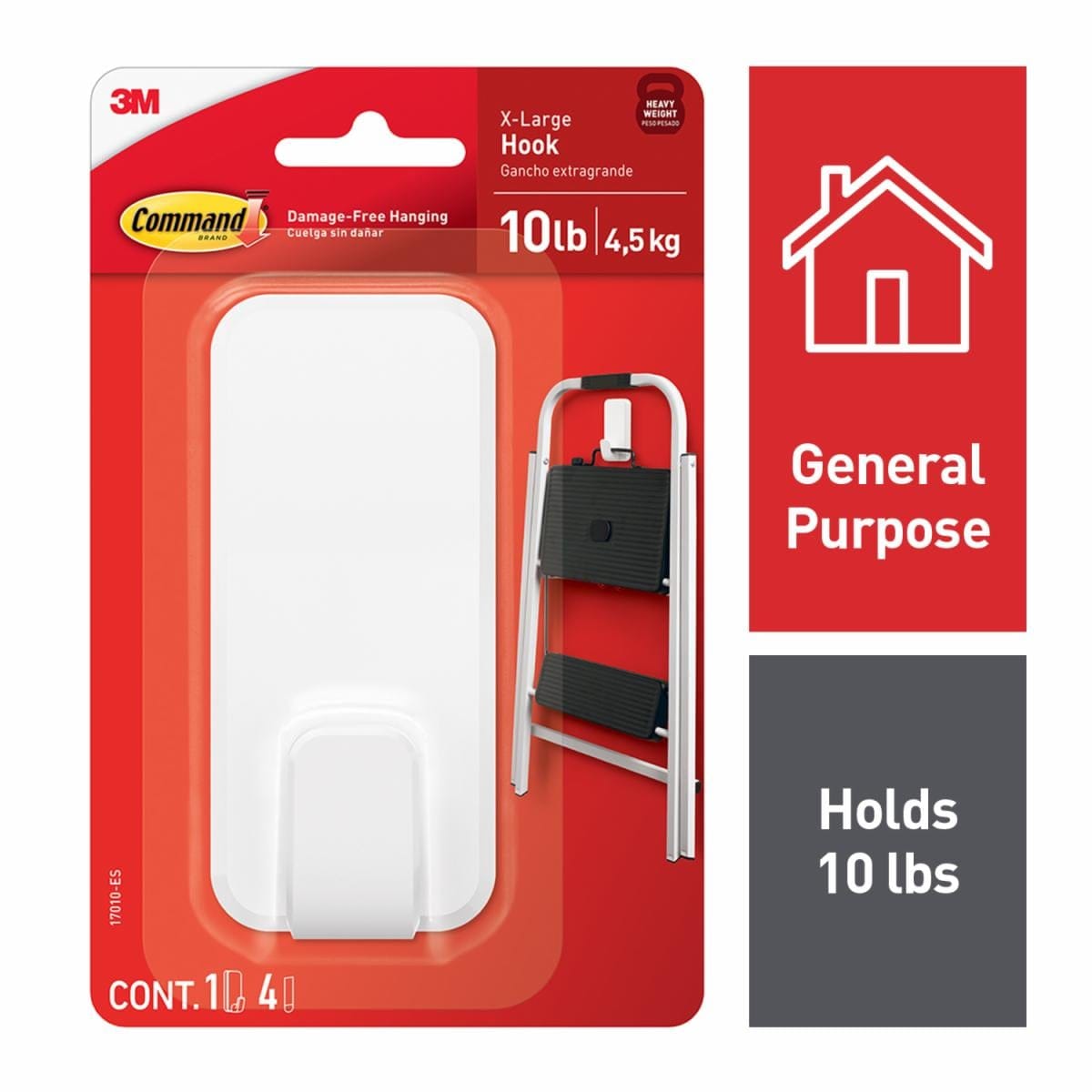 Command™ Extra Large 10 lb Utility Hook
