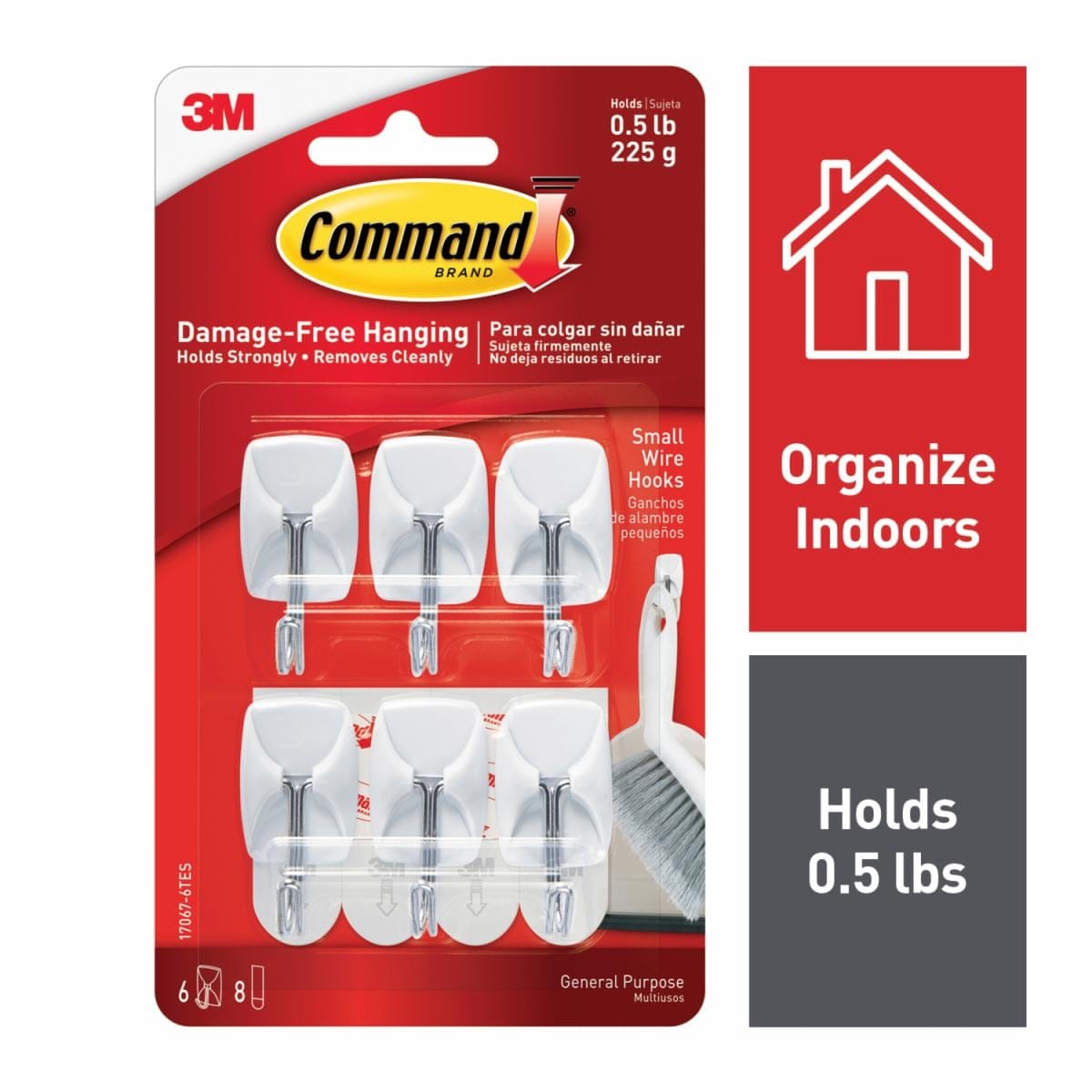 Command™ Small Wire Hook
