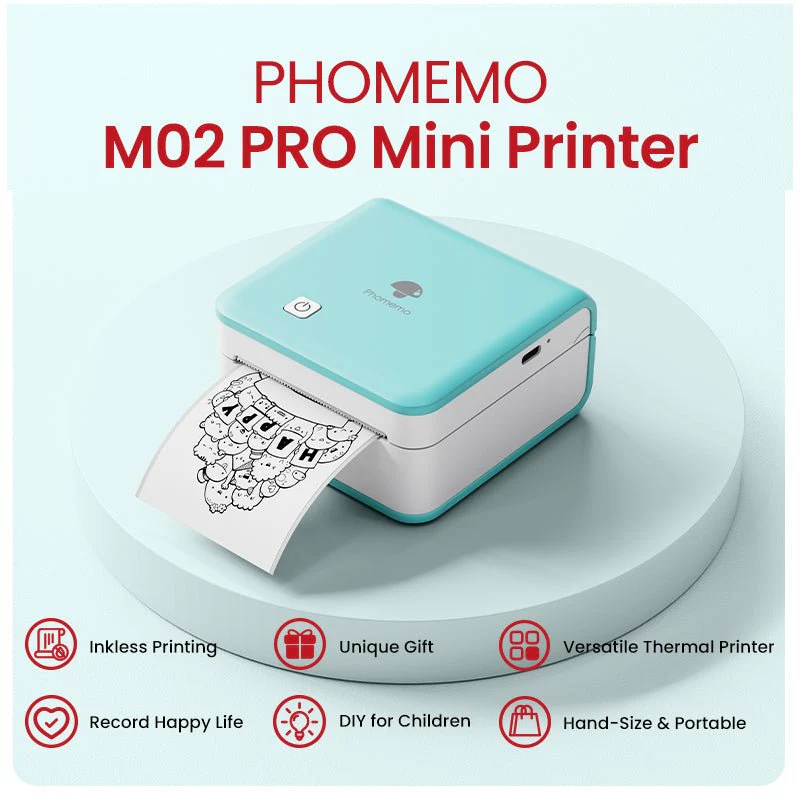 Phomemo M02 PRO Bluetooth Mini Printer - Image 6
