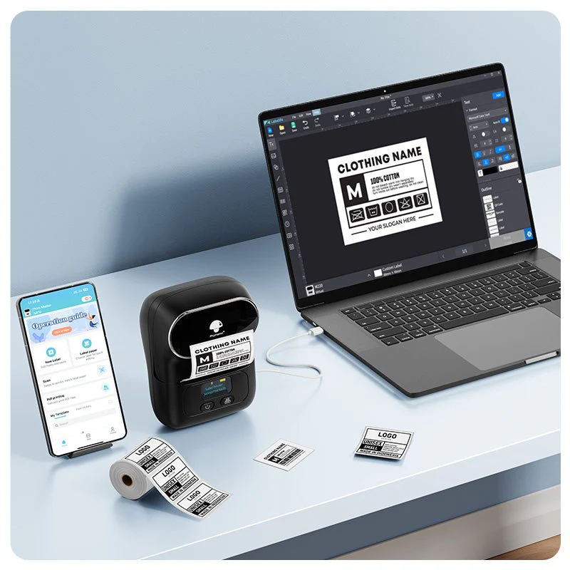 Phomemo M110 Bluetooth Portable Thermal Business Label Maker - Image 11