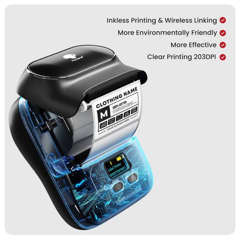 Phomemo M110 Bluetooth Portable Thermal Business Label Maker - Image 3