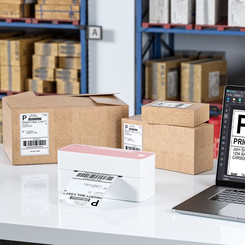 Phomemo PM241-BT Bluetooth Shipping Label Printer - Image 14