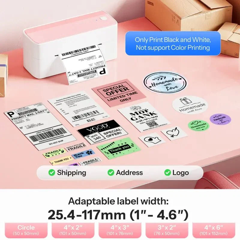 Phomemo PM241-BT Bluetooth Shipping Label Printer - Image 2
