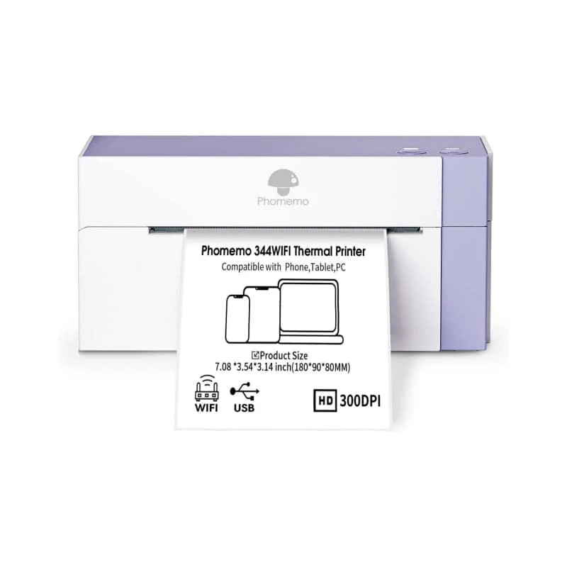 Phomemo PM344-WF Shipping Label Printer 300DPI WiFi - Image 8