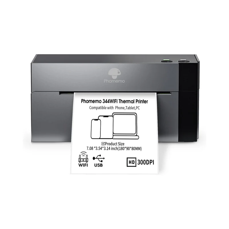 Phomemo PM344-WF Shipping Label Printer 300DPI WiFi - Image 7